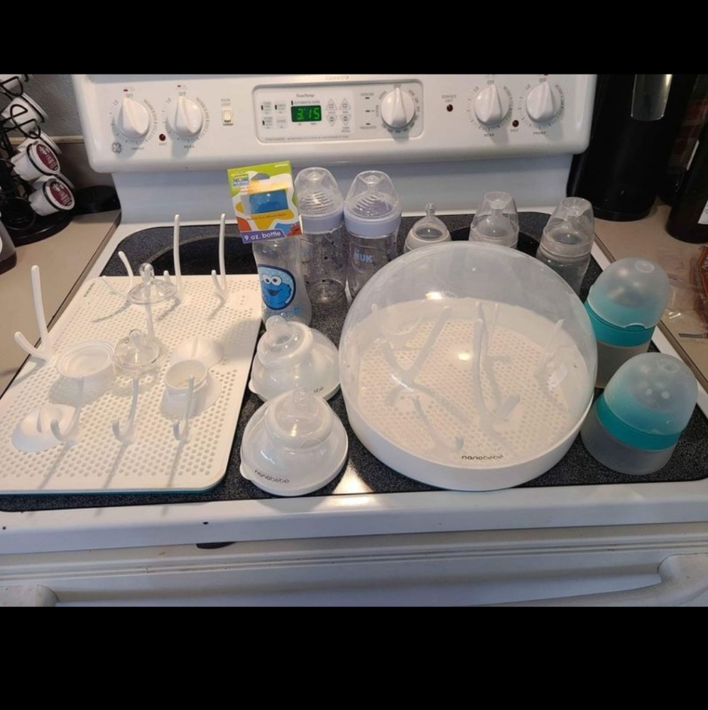 Nanobebe Bottles set with Nuk Baby Bottles